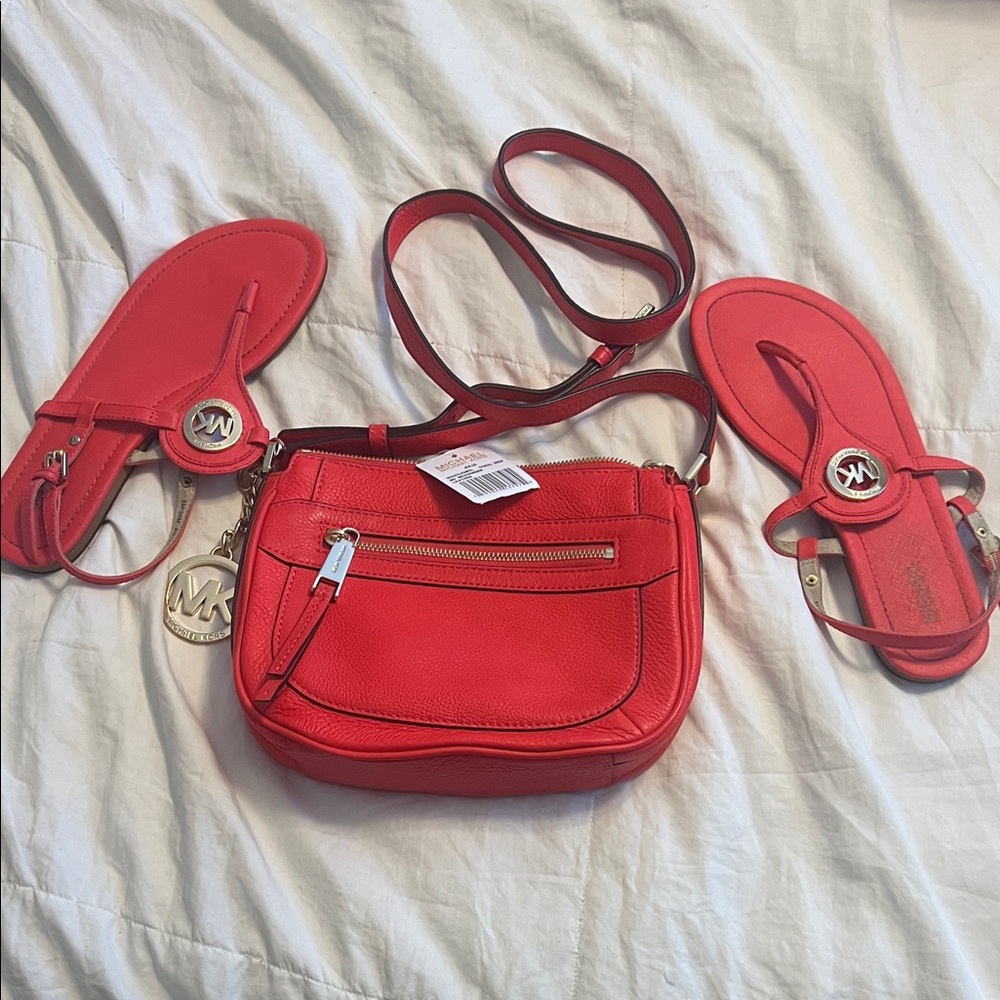 Michael Kors Crossbody & Matching Sandals